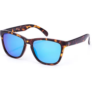 Photo of Women's Sunglasses, Square Frame UV400-Tortoise w/ Blue Mirrored Lens