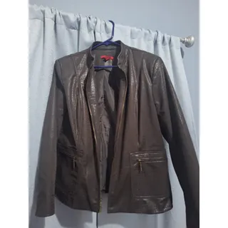 Photo of Vintage Joni B. Faux Reptile Skin Short Jacket Size Large