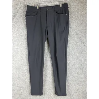 Photo of Lululemon Pants Mens 34x32 Dark Gray Commission Pocket Trouser Ventilated Golf