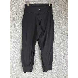 Photo of Lululemon Align Jogger Cropped Women's size 4 Black Pant Yoga Dance Cuffed