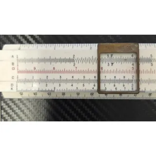 Photo of Vintage Park Instrument Co Slide Rule with Leather Case USA