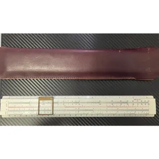 Photo of Vintage Park Instrument Co Slide Rule with Leather Case USA