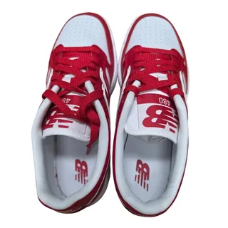 Photo of New Balance 480 Red White Sneakers Womens Size 6.5