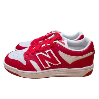 Photo of New Balance 480 Red White Sneakers Womens Size 6.5