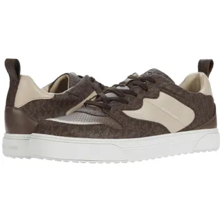 Photo of MICHAEL KORS MENS TENNIS SHOE Brown BAXTER LACE UP, 42F0BAFS3L Size 10 M