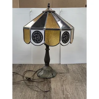 Photo of Purdue University Boilermakers 21" Stained Glass Table Lamp