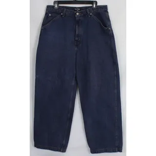 Photo of Vintage 90s Ralph Lauren Polo Jeans Co Worker Strip Jeans 34x30 Baggy