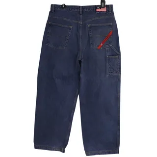 Photo of Vintage 90s Ralph Lauren Polo Jeans Co Worker Strip Jeans 34x30 Baggy