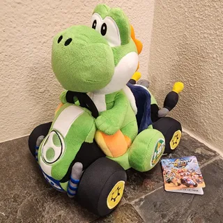 Photo of Plush - Super Mario Kart World, Yoshi Plush, 11 inch (NEW) - Nintendo