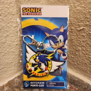 Photo of Keychain - Sonic The Hedgehog w/ Winged Emblem (NEW) - Sega