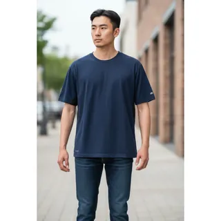 Photo of Russell Men’s Navy T-Shirt Size Large New