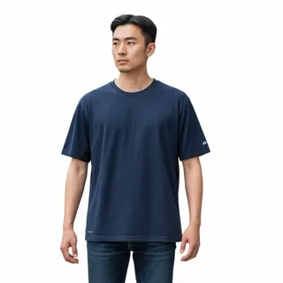 Photo of Russell Men’s Navy T-Shirt Size Large New