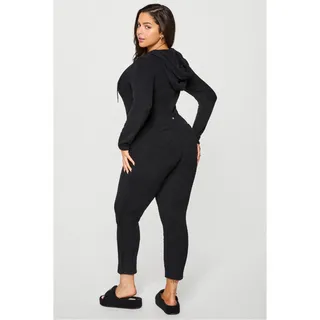 Photo of Yitty Fabletics Womens 3X Lizzo Pet Me Heart Pocket Cozy Fleece Romper Black