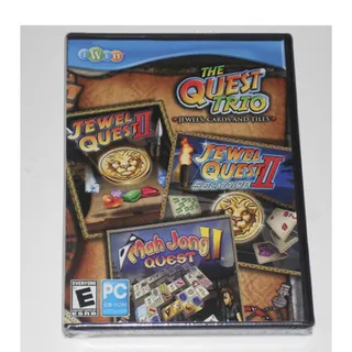 Photo of The Quest Trio Jewels Cards and Tiles PC Game CD-Rom Brand New