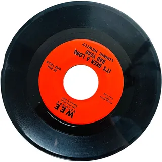 Photo of Lonnie Hewitt You've Been A Bad Little Girl Wee Records Vinyl 7" 45 RPM Xmas NM