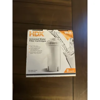 Photo of HDX Universal Water Pitcher Replacement Filter Cartridges 8-Pack Fit Brita