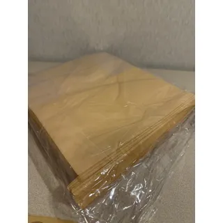 Photo of GOULIKFUL 50 Pack XL Large Kraft Paper Cookie Bakery Bags + Thank You Stickers