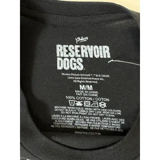 Photo of Reservoir Dogs T Shirt M Black Lets Go To Work Tarantino Movie Graphic NWOT