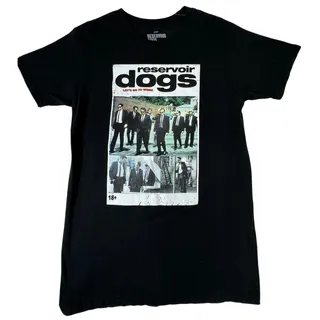 Photo of Reservoir Dogs T Shirt M Black Lets Go To Work Tarantino Movie Graphic NWOT