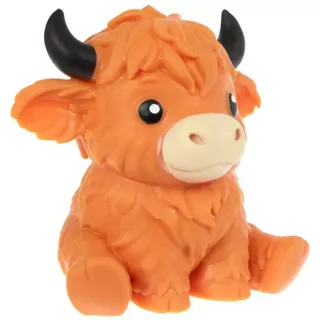 Photo of 🔥Mini Highland Cow Squishy Sensory Toy DARK BROWN BNWT🔥