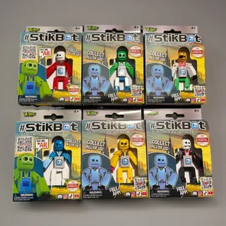 Photo of 🔥STIKBOT Poseable Action Figure Stop-Motion Animation 6 Pack BNWT🔥