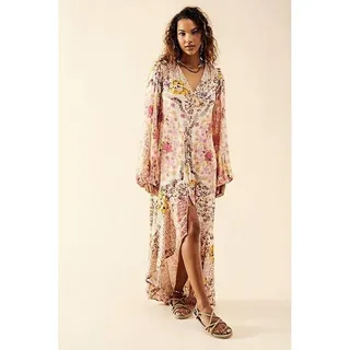 Photo of New Free People Marais Floral Printed Midi Dress $168 X-SMALL Boho MAXI