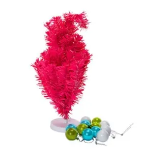 Photo of 🔥Mini Desktop Christmas Tree With Ornaments 10"x12" Pink BNWT🔥
