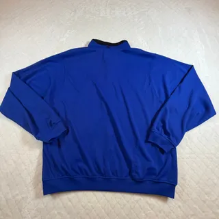 Photo of Zero Restriction Golf Quarter Zip Performance Shirt Royal Blue Men Sz XL