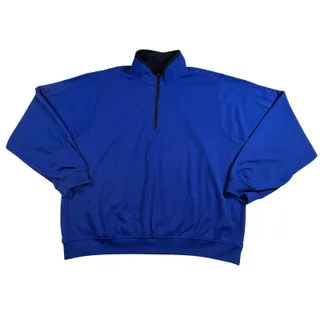 Photo of Zero Restriction Golf Quarter Zip Performance Shirt Royal Blue Men Sz XL
