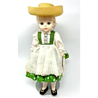 Photo of Madame Alexander Heidi Doll 1580 Original Tags On Clothes 14” W Stand NO BOX
