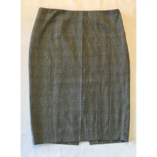 Photo of Donna Ricco Pencil Skirt Women Size 8 Black White Tweed Knee Length Career Work