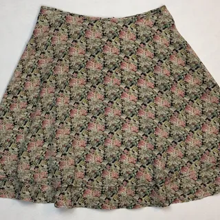 Photo of Exact Change Skirt Women Size 5 Floral Flare A-Line Layered Casual Made in USA