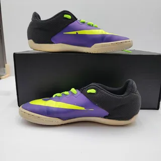 Photo of Nike Shoes Youth Sz 4Y HypervenomX Pro Indoor Soccer Purple Black 749923-507 0218