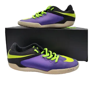 Photo of Nike Shoes Youth Sz 4Y HypervenomX Pro Indoor Soccer Purple Black 749923-507 0218