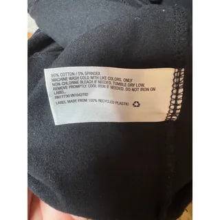 Photo of Isabel Maternity XS Black Side Ruched Stretch Cotton T-Shirt