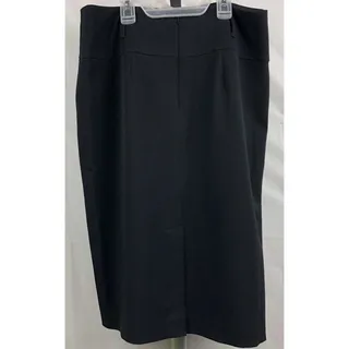 Photo of Apt.9 Pencil Skirt Women 4 Black Stretch Knit Fully Lined Wide Waistband Zipper