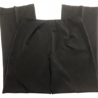Photo of Gallia Dress Pants Women Petite Size 6P Black Straight Leg Career Wear to Work