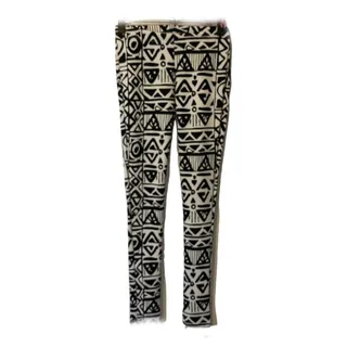 Photo of Yoyo 5 Black & white Aztec leggings SZ S