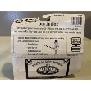 Photo of 2002 Seattle Mariners Edgar Martinez "Gar Car" Collectible Train - 3rd Edition