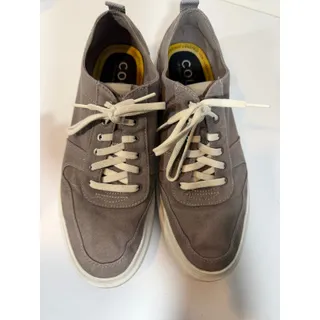 Photo of Cole Haan Grandpro Rally Shoes Grey Canvas Court Sneakers C34740 Mens US Size 10