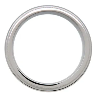 Photo of Tiffany & Co. Milgrain Band Ring Platinum Silver