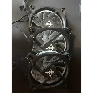 Photo of YEYIAN TYPHOON Kit 3 ARGB 120MM/1200RPM LED Gamer Fans SKU: YCF-3RGB-01