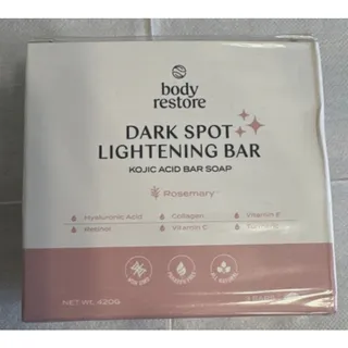 Photo of Body Restore Dark Spot Lightening Bar Rosemary 3 Bars Kojic Acid Bar Exp 09/2026