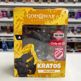 Photo of Youtooz God of War Ragnarok Kratos Chrome Target 2285/7500 Toy Vinyl Figure