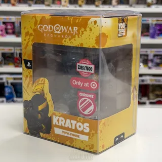 Photo of Youtooz God of War Ragnarok Kratos Chrome Target 2285/7500 Toy Vinyl Figure