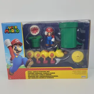 Photo of Nintendo Super Mario Soda Jungle Diorama Set with 3 Figures & Accessories