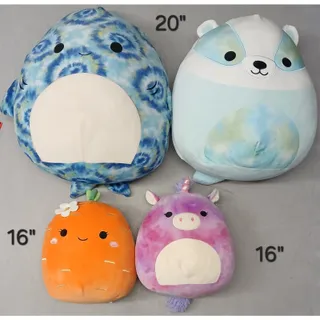 Photo of Squishmallows (20in. & 16in.) Various Plushies