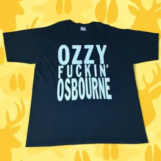 Photo of Vintage Ozzy Osbourne band tee "Ozzy F**Kin' Osbourne" 2001 Size XXL