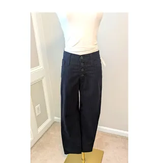 Photo of AG Jeans Jodi Crop Pinstripe Trousers