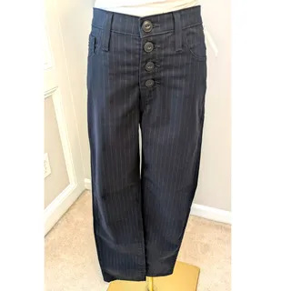 Photo of AG Jeans Jodi Crop Pinstripe Trousers